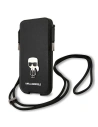 Buy Karl Lagerfeld KLHCP12MOPHKMK 6.1 inch black hardcase Saffiano Ikonik - KLD877BLK - {ean13} - Home Screen Store Europe