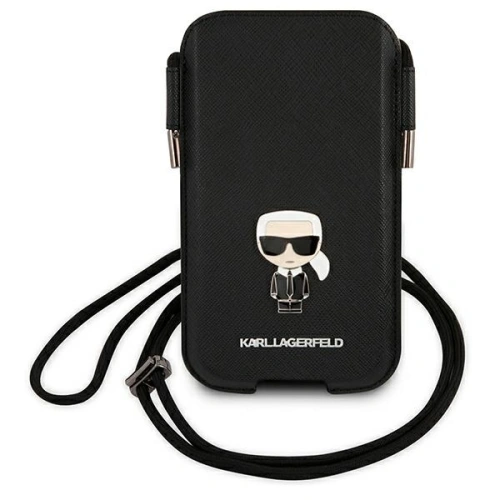 Kup Torebka Karl Lagerfeld KLHCP12MOPHKMK 6,1 palce černá/black hardcase Saffiano Ikonik Karl`s - KLD877BLK - {ean13} - Sklep Home Screen