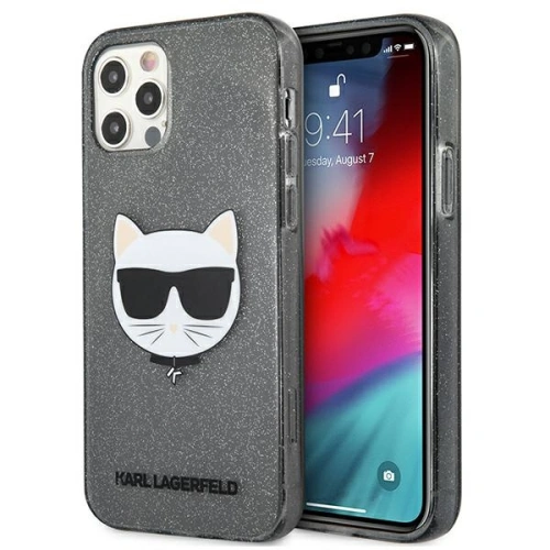 Kup Etui Karl Lagerfeld KLHCP12LCHTUGLB Apple iPhone 12 Pro Max černý/black hardcase Glitter Choupette - KLD878BLK - {ean13} - Sklep Home Screen