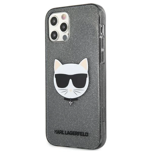 Kup Etui Karl Lagerfeld KLHCP12LCHTUGLB Apple iPhone 12 Pro Max černý/black hardcase Glitter Choupette - KLD878BLK - {ean13} - Sklep Home Screen