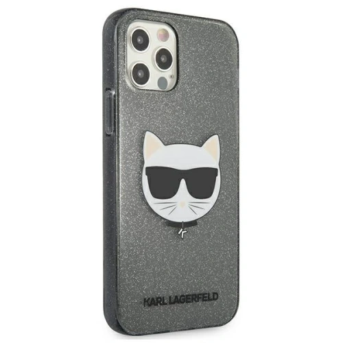Kup Etui Karl Lagerfeld KLHCP12LCHTUGLB Apple iPhone 12 Pro Max černý/black hardcase Glitter Choupette - KLD878BLK - {ean13} - Sklep Home Screen