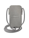 Torebka Guess GUPHLPSASBGR 6,7 cala szary/grey Saffiano Strap