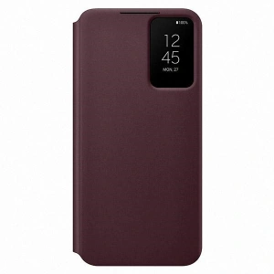 Etui Samsung EF-ZS906CE Samsung Galaxy S22+ Plus burgund/burgundy Clear View Cover