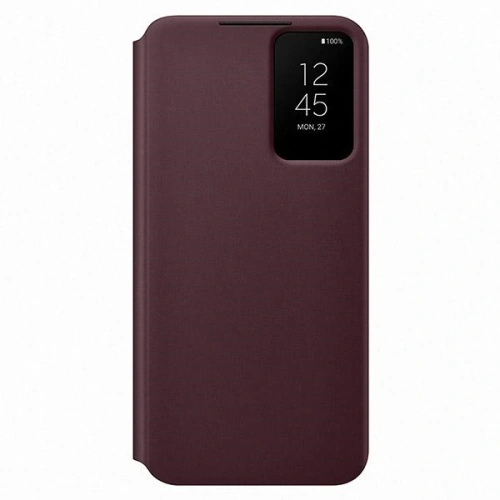 Kup Etui Samsung EF-ZS906CE Samsung Galaxy S22+ Plus burgundi/burgundy Clear View Cover - SMG654BRG - {ean13} - Sklep Home Screen