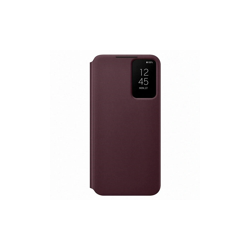 Etui Samsung EF-ZS906CE Samsung Galaxy S22+ Plus burgund/burgundy Clear View Cover