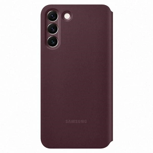 Etui Samsung EF-ZS906CE Samsung Galaxy S22+ Plus burgund/burgundy Clear View Cover
