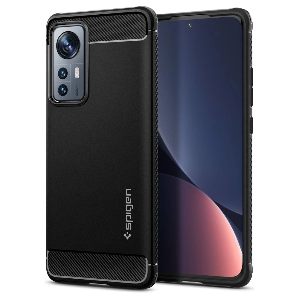 Etui Spigen Rugged Armor Xiaomi 12/12X Matte Black