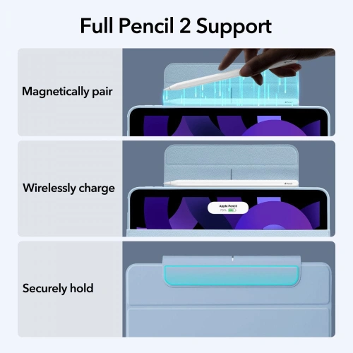 Kup Etui ESR Rebound Hybrid Apple iPad Air 10.9 2020/2022 (4. és 5. generáció) / iPad Air 11 2024 (6. generáció) Égkék - ESR479SKYBLU - {ean13} - Sklep Home Screen