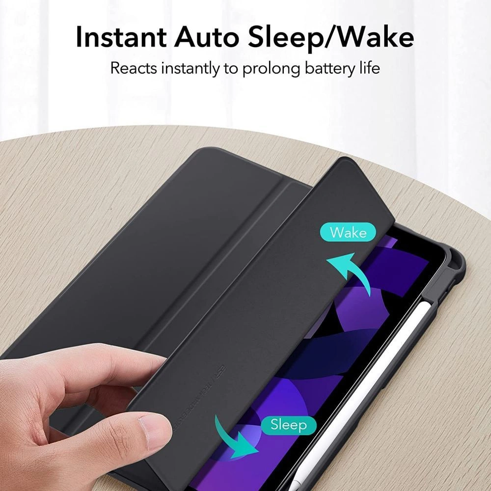 Etui ESR Rebound Hybrid Pro Apple iPad Pro 11 2020/2021 (2. i 3. gen)/iPad Air 10.9 2020/2022 (4. i 5. gen) Frosted Black