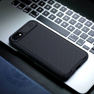 Kup Case Nillkin Camshield Pro Apple iPhone SE 2022/SE 2020/8/7 Schwarz - NLK346BLK - {ean13} - Sklep Home Screen