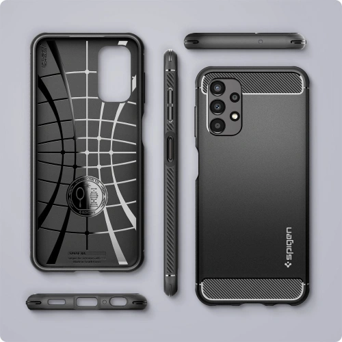 Kup Case Spigen Rugged Armor Samsung Galaxy A13 LTE Matt Schwarz - SPN2192BLK - {ean13} - Sklep Home Screen