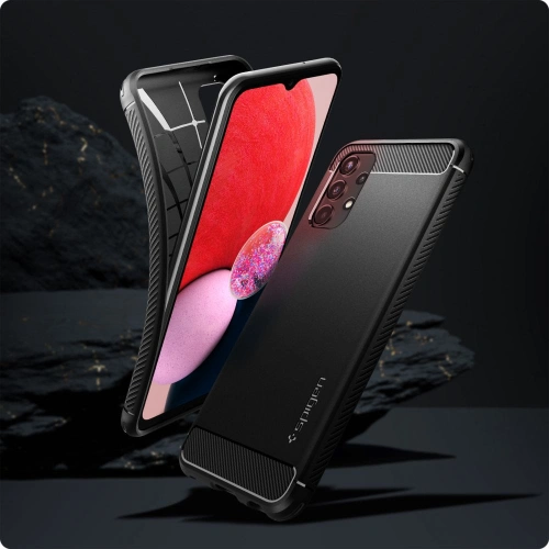 Buy Spigen Rugged Armor Samsung Galaxy A13 LTE Matte Black - SPN2192BLK - {ean13} - Home Screen Store Europe