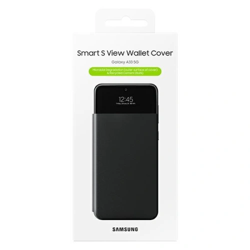 Kup Etui Samsung Galaxy A33 5G EF-EA336PB negru/black S View Wallet Cover - SMG659BLK - {ean13} - Sklep Home Screen