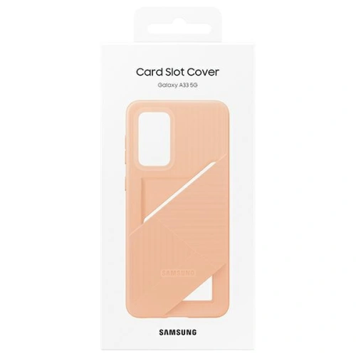 Kup Etui Samsung Galaxy A33 5G EF-OA336TP broskvový/peach Card Slot Cover - SMG662PEA - {ean13} - Sklep Home Screen