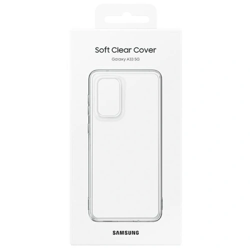 Kup Case Samsung Galaxy A33 5G EF-QA336TT transparent/transparent Soft Clear Cover - SMG663CL - {ean13} - Sklep Home Screen