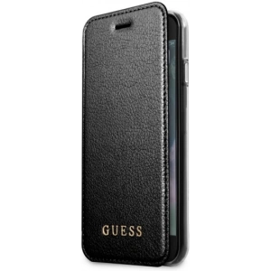 Kup Etui Guess GUFLBKP7LIGLTBK Apple iPhone 8/7 Plus black/czarny book Iridescent - GUE1649BLK - {ean13} - Sklep Home Screen