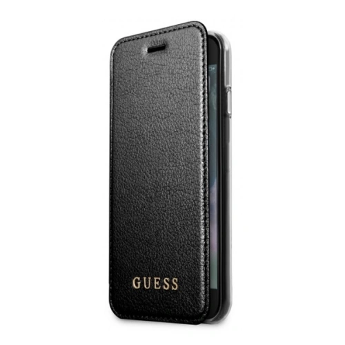 Kup Case Guess GUFLBKP7LIGLTBK Apple iPhone 8/7 Plus schwarz/czarny Buch Iridescent - GUE1649BLK - {ean13} - Sklep Home Screen