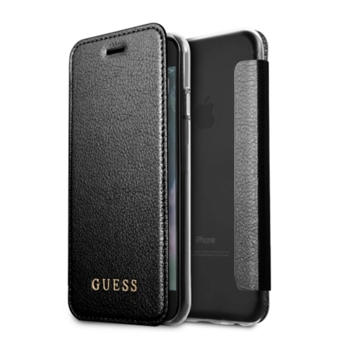 Kup Etui Guess GUFLBKP7LIGLTBK Apple iPhone 8/7 Plus černé/kniha Iridescent - GUE1649BLK - {ean13} - Sklep Home Screen