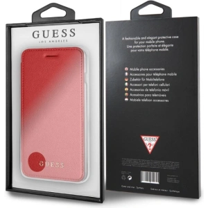 Kup Etui Guess GUFLBKP7LIGLTRE Apple iPhone 8/7 Plus red/czerwony book Iridescent - GUE1650RED - {ean13} - Sklep Home Screen