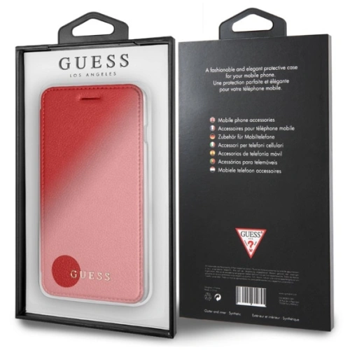 Kup Etui Guess GUFLBKP7LIGLTRE Apple iPhone 8/7 Plus piros/piros könyv Iridescent - GUE1650RED - {ean13} - Sklep Home Screen