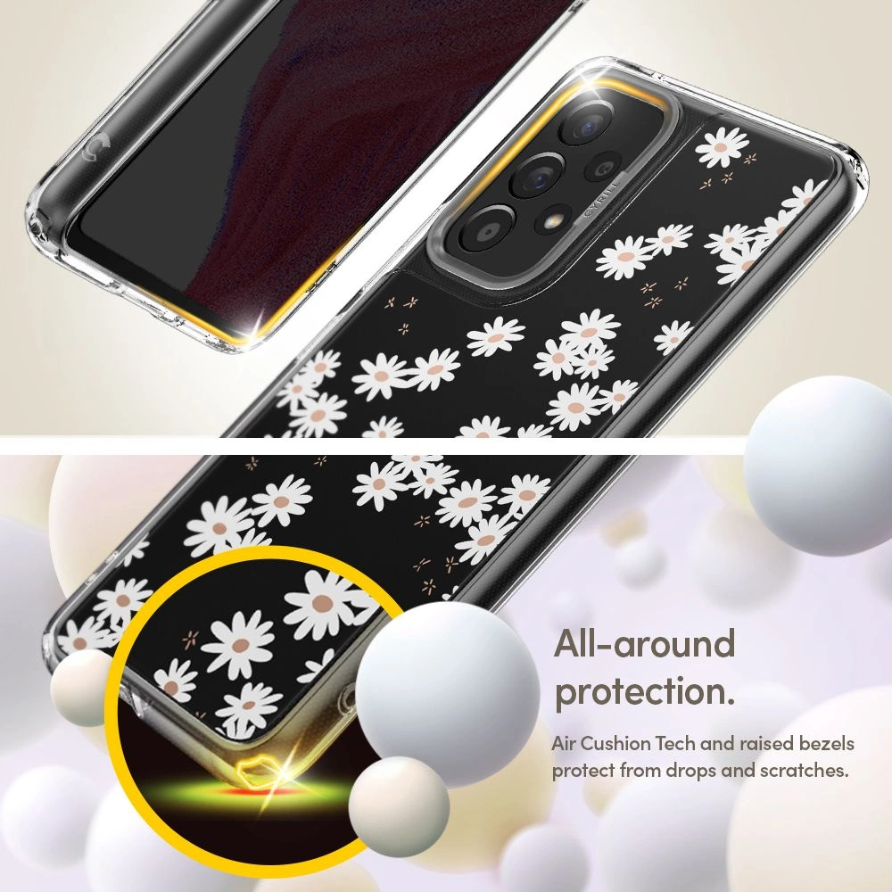 Etui Spigen Cyrill Cecile Samsung Galaxy A53 5G White Daisy