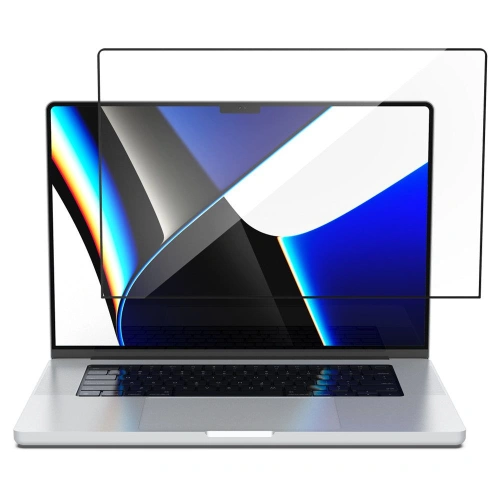 Kup Edzett üveg Spigen Glas.TR Apple MacBook Pro 16 2021-2023 Fekete - SPN2201BLK - {ean13} - Sklep Home Screen