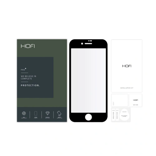 Kup Szkło hartowane Hofi Glass Pro+ Apple iPhone SE 2022/SE 2020/8/7 Black - HOFI203 - {ean13} - Sklep Home Screen
