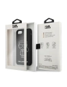 Kup Case Karl Lagerfeld KLHCI8SILFLWBK Apple iPhone SE 2022/SE 2020/8/7 Hardcase schwarz/black Silicone Iconic White - KLD879BLK - {ean13} - Sklep Home Screen
