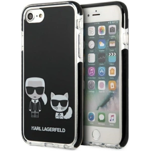 Kup Case Karl Lagerfeld KLHCI8TPEKCK Apple iPhone SE 2022/SE 2020/8/7 Hartschale schwarz/black Karl&Choupette - KLD880BLK - {ean13} - Sklep Home Screen
