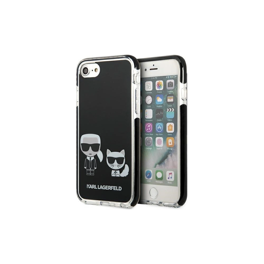 Etui Karl Lagerfeld KLHCI8TPEKCK Apple iPhone SE 2022/SE 2020/8/7 hardcase czarny/black Karl&Choupette