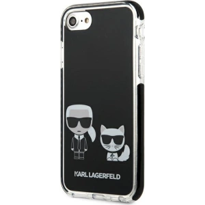 Buy Karl Lagerfeld KLHCI8TPEKCK Apple iPhone SE 2022/SE 2020/8/7 hardcase black Karl&Choupette - KLD880BLK - {ean13} - Home Screen Store Europe