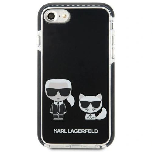 Kup Etui Karl Lagerfeld KLHCI8TPEKCK Apple iPhone SE 2022/SE 2020/8/7 hardcase černý/black Karl&Choupette - KLD880BLK - {ean13} - Sklep Home Screen