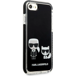 Buy Karl Lagerfeld KLHCI8TPEKCK Apple iPhone SE 2022/SE 2020/8/7 hardcase black Karl&Choupette - KLD880BLK - {ean13} - Home Screen Store Europe