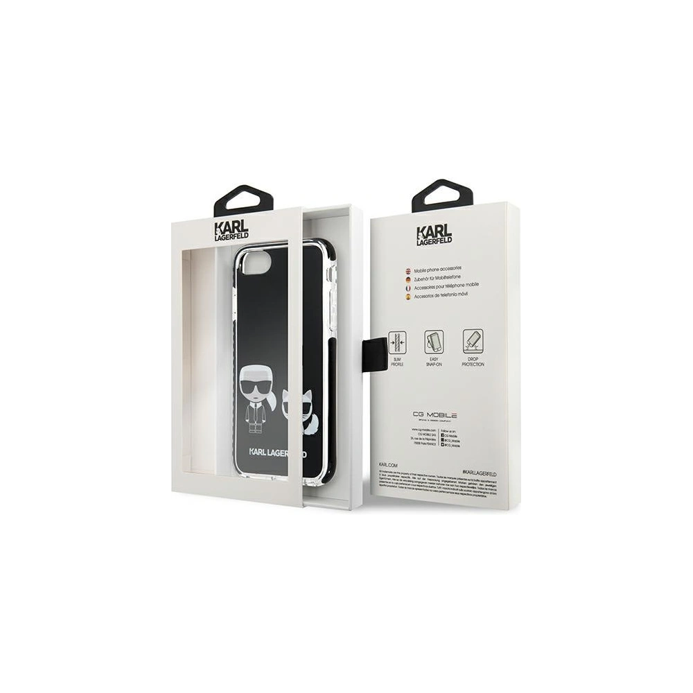 Etui Karl Lagerfeld KLHCI8TPEKCK Apple iPhone SE 2022/SE 2020/8/7 hardcase czarny/black Karl&Choupette