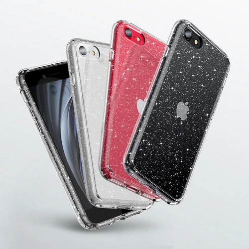 Kup Case Tech-Protect Glitter Apple iPhone SE 2022/SE 2020/8/7 Clear - THP899CL - {ean13} - Sklep Home Screen
