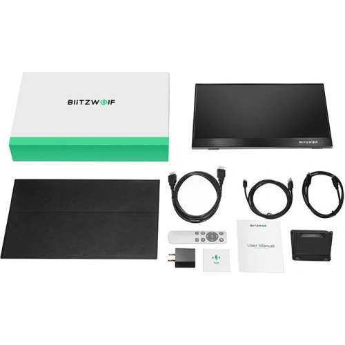 Kup Monitor portabil BlitzWolf BW-PCM3, tactil, 15.6 (negru) - BLZ460BLK - {ean13} - Sklep Home Screen