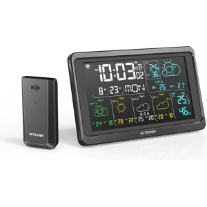 Kup Stația meteo Wi-Fi Blitzwolf BW-WS04 (neagră) - BLZ464BLK - {ean13} - Sklep Home Screen