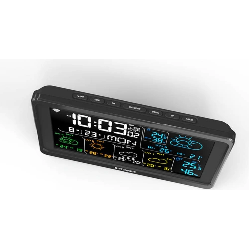 Kup Stația meteo Wi-Fi Blitzwolf BW-WS04 (neagră) - BLZ464BLK - {ean13} - Sklep Home Screen