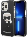 Etui Karl Lagerfeld KLHCP13LTPEIKK Apple iPhone 13 Pro hardcase negru/black Iconik Karl