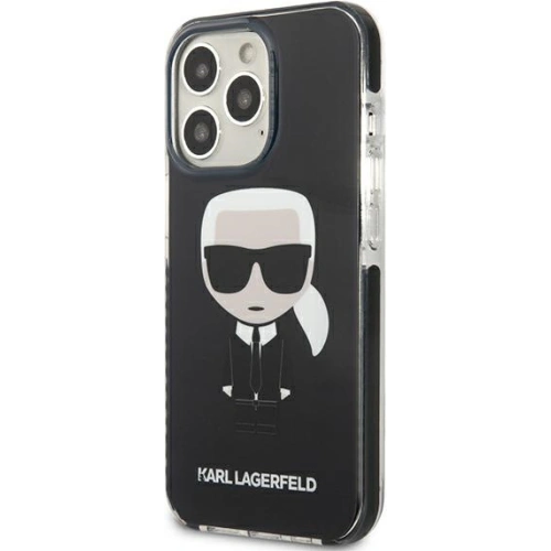 Kup Etui Karl Lagerfeld KLHCP13LTPEIKK Apple iPhone 13 Pro hardcase negru/black Iconik Karl - KLD881BLK - {ean13} - Sklep Home Screen