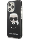 Kup Etui Karl Lagerfeld KLHCP13LTPEIKK Apple iPhone 13 Pro hardcase negru/black Iconik Karl - KLD881BLK - {ean13} - Sklep Home Screen