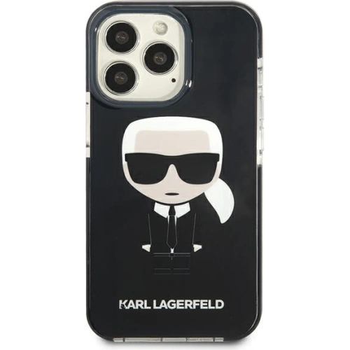 Kup Etui Karl Lagerfeld KLHCP13LTPEIKK Apple iPhone 13 Pro hardcase černý/black Iconik Karl - KLD881BLK - {ean13} - Sklep Home Screen