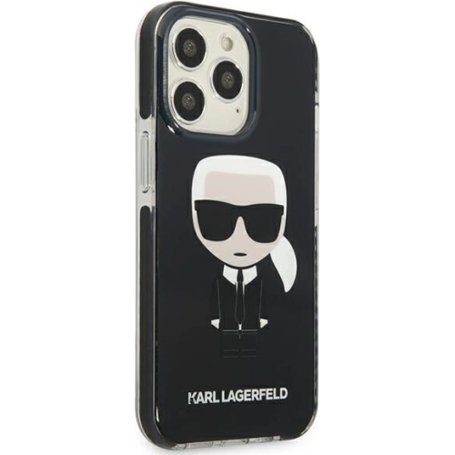 Kup Etui Karl Lagerfeld KLHCP13LTPEIKK Apple iPhone 13 Pro hardcase černý/black Iconik Karl - KLD881BLK - {ean13} - Sklep Home Screen