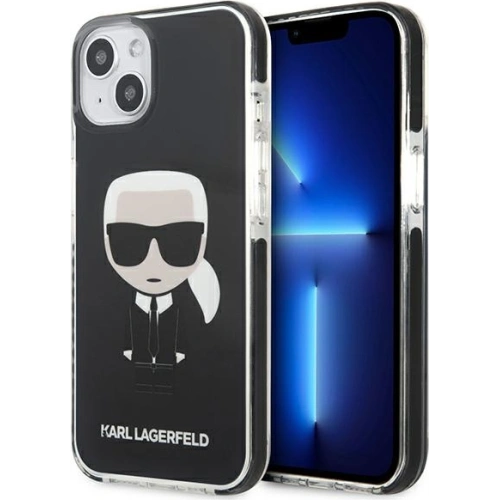 Kup Etui Karl Lagerfeld KLHCP13MTPEIKK Apple iPhone 13 hardcase negru/black Iconik Karl - KLD882BLK - {ean13} - Sklep Home Screen