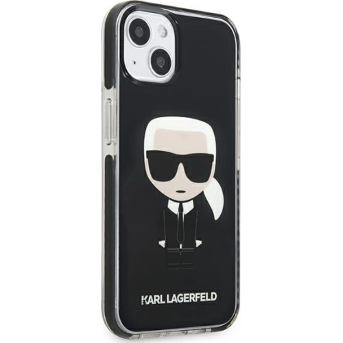Kup Etui Karl Lagerfeld KLHCP13STPEIKK Apple iPhone 13 mini hardcase negru/black Iconik Karl - KLD883BLK - {ean13} - Sklep Home Screen