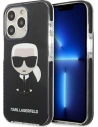 Etui Karl Lagerfeld KLHCP13XTPEIKK Apple iPhone 13 Pro Max hardcase černý/black Iconik Karl