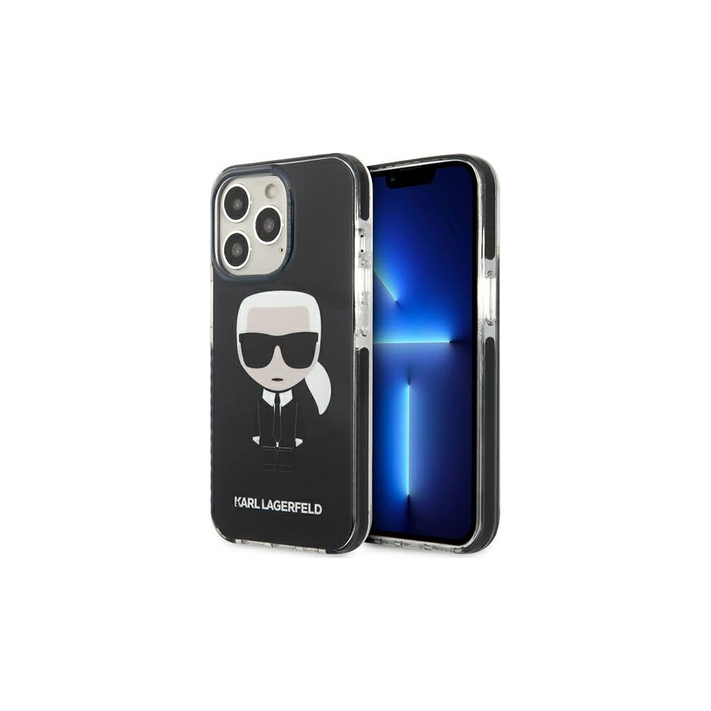 Etui Karl Lagerfeld KLHCP13XTPEIKK Apple iPhone 13 Pro Max hardcase czarny/black Iconik Karl