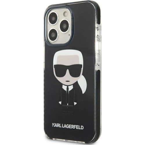 Kup Etui Karl Lagerfeld KLHCP13XTPEIKK Apple iPhone 13 Pro Max hardcase czarny/black Iconik Karl - KLD884BLK - {ean13} - Sklep Home Screen