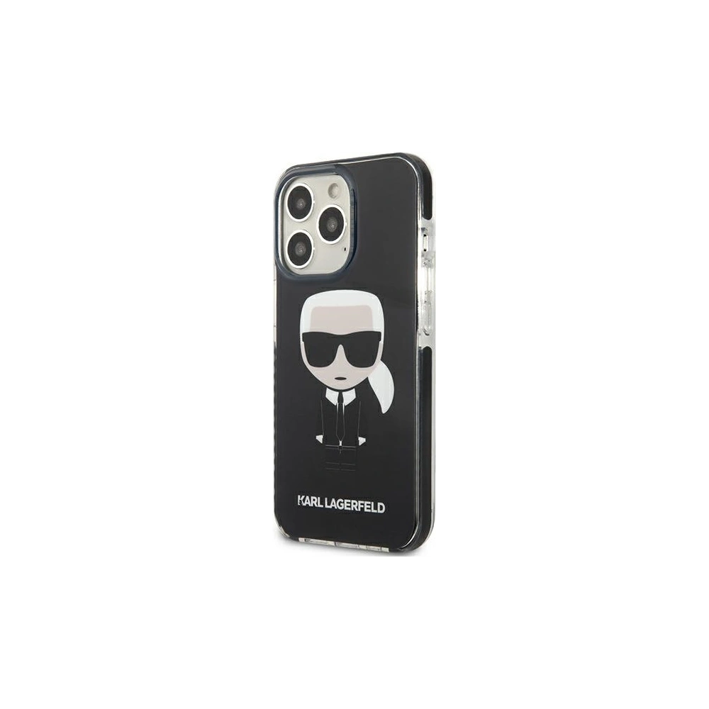 Etui Karl Lagerfeld KLHCP13XTPEIKK Apple iPhone 13 Pro Max hardcase czarny/black Iconik Karl