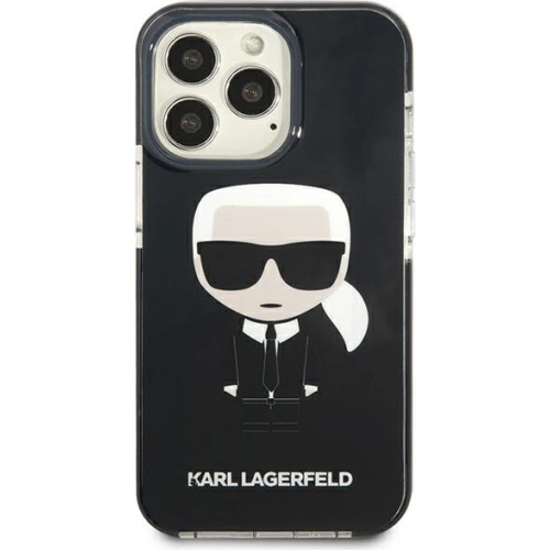Kup Etui Karl Lagerfeld KLHCP13XTPEIKK Apple iPhone 13 Pro Max hardcase czarny/black Iconik Karl - KLD884BLK - {ean13} - Sklep Home Screen